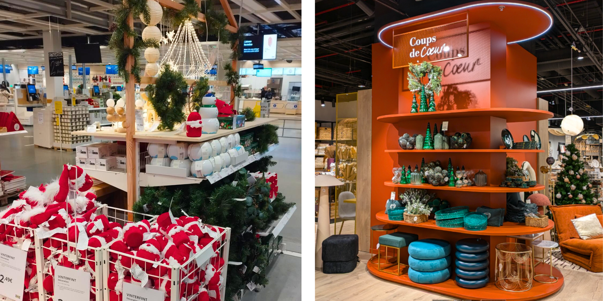 mobilier avant caisse noël