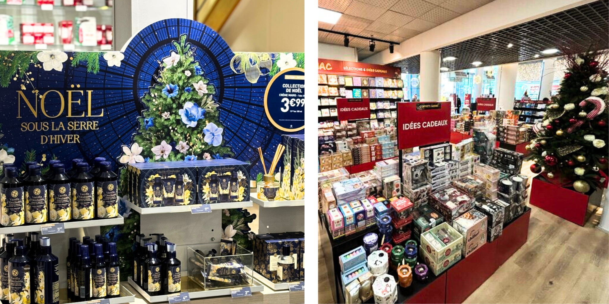 Points de vente retail agencés pour Noël